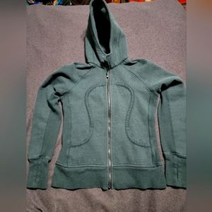 Lululemon Scuba Hoodie Size 10, Hunter Green